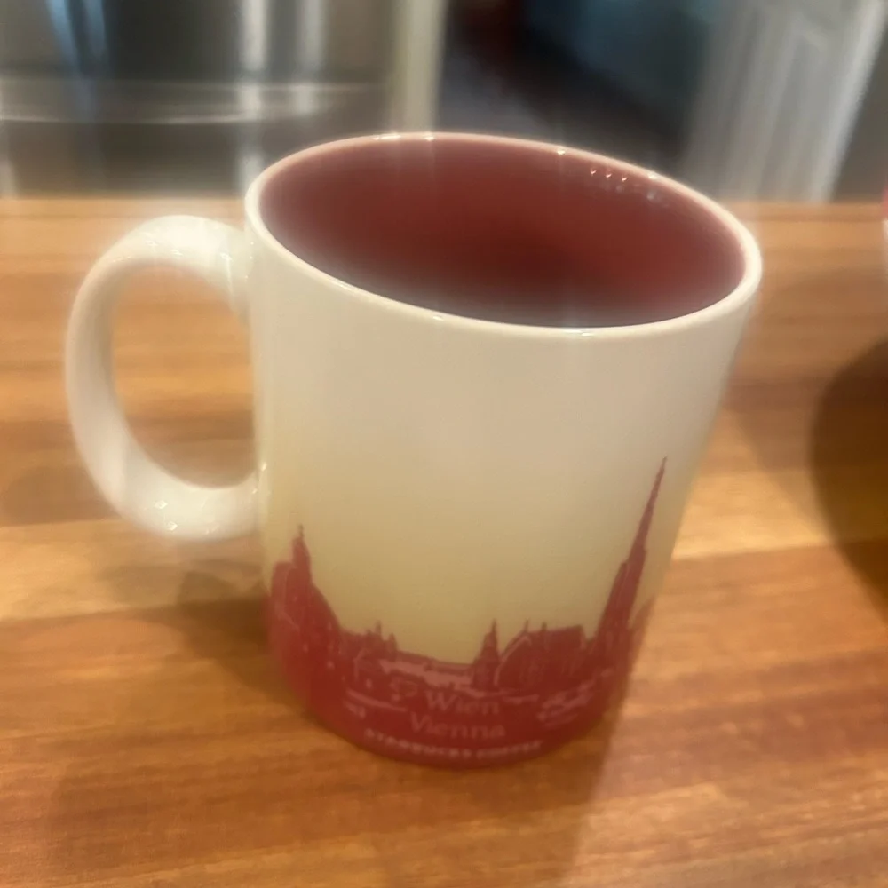 Starbucks Vienna Coffee Mug- small chip - Picture 2 of 5